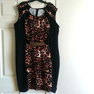 Leopard print dress